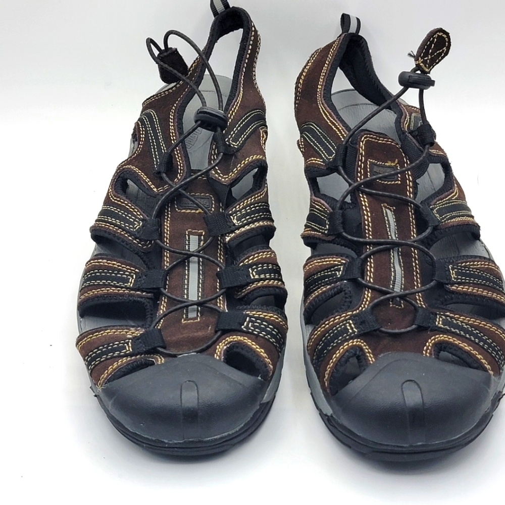 Men's NORTHSIDE Outdoor Sandals - Black and Brown Size 11. #1410